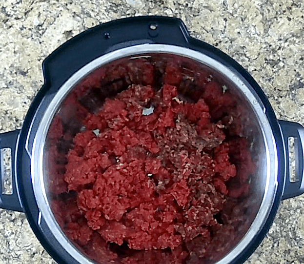 raw meat in instant pot