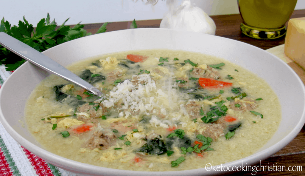 Italian Wedding Soup - Keto and Low Carb
