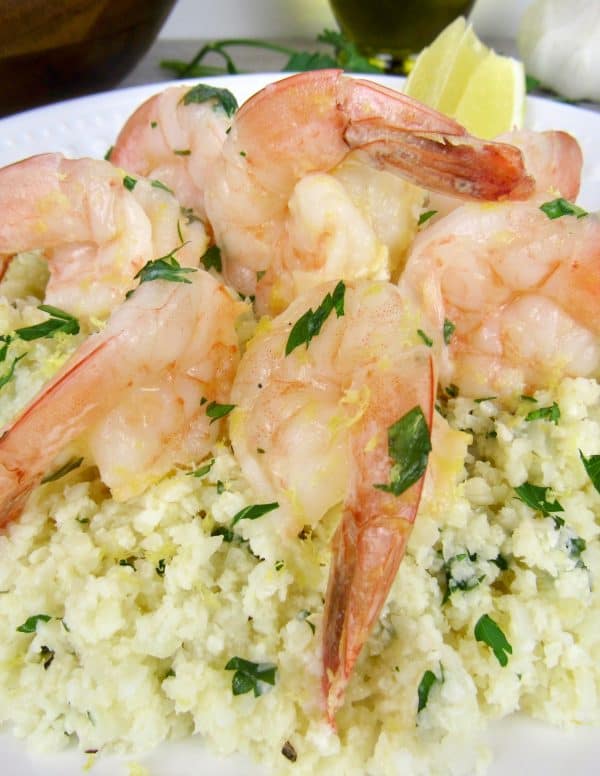 Keto Shrimp Scampi with Cauliflower Rice - Keto Cooking Christian