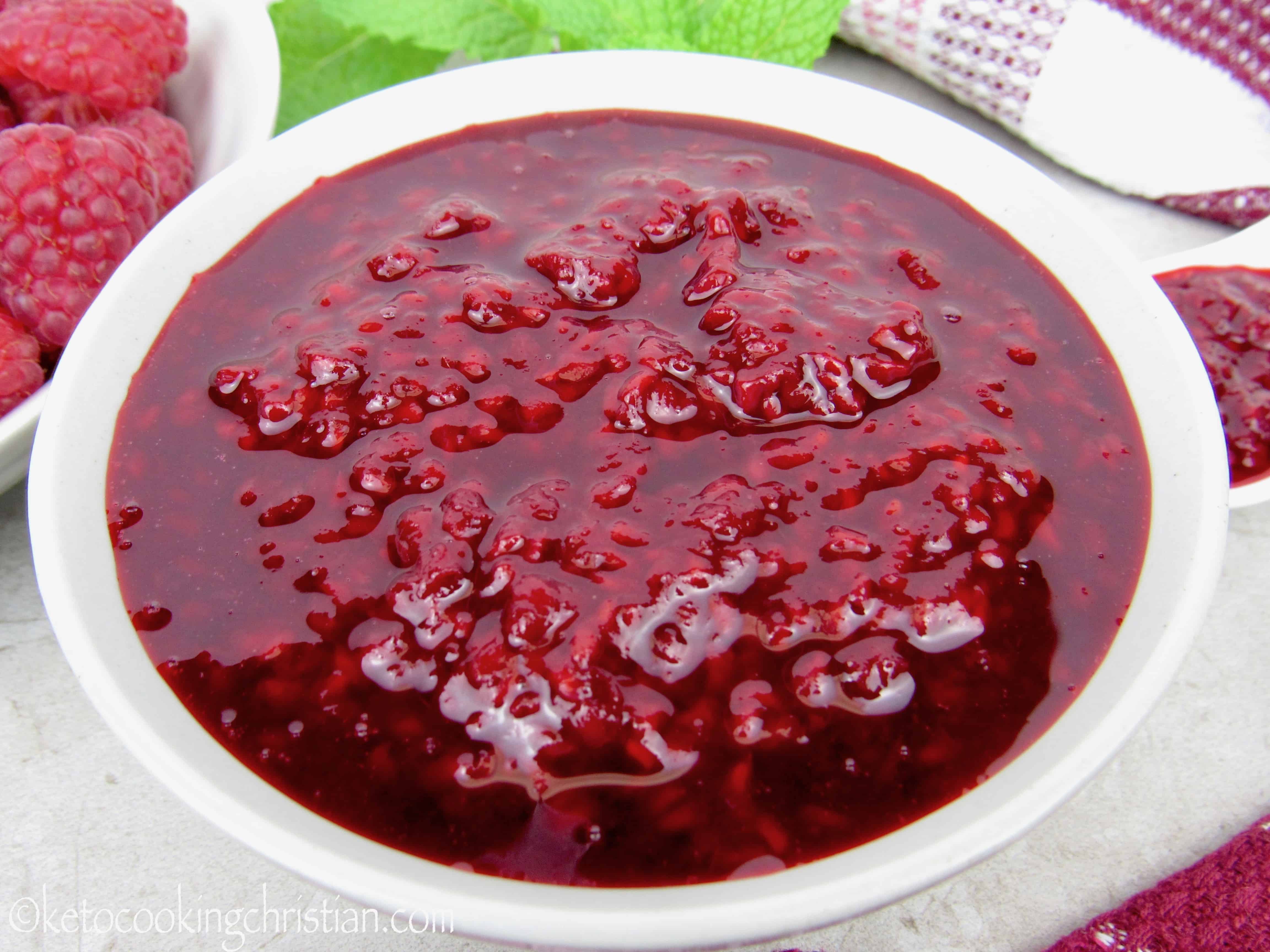 Keto Raspberry Sauce Keto Cooking Christian