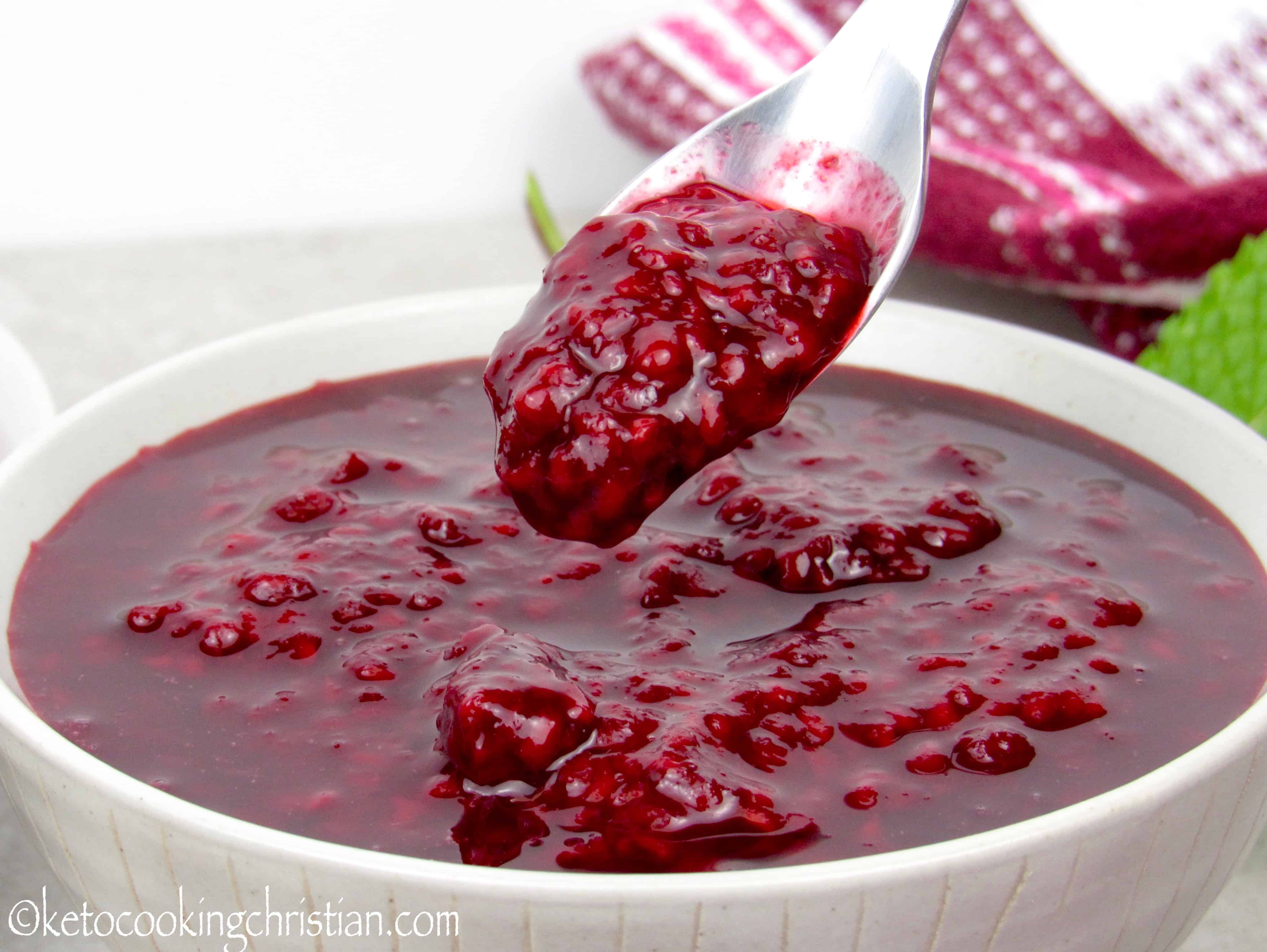 Keto Raspberry Sauce Keto Cooking Christian
