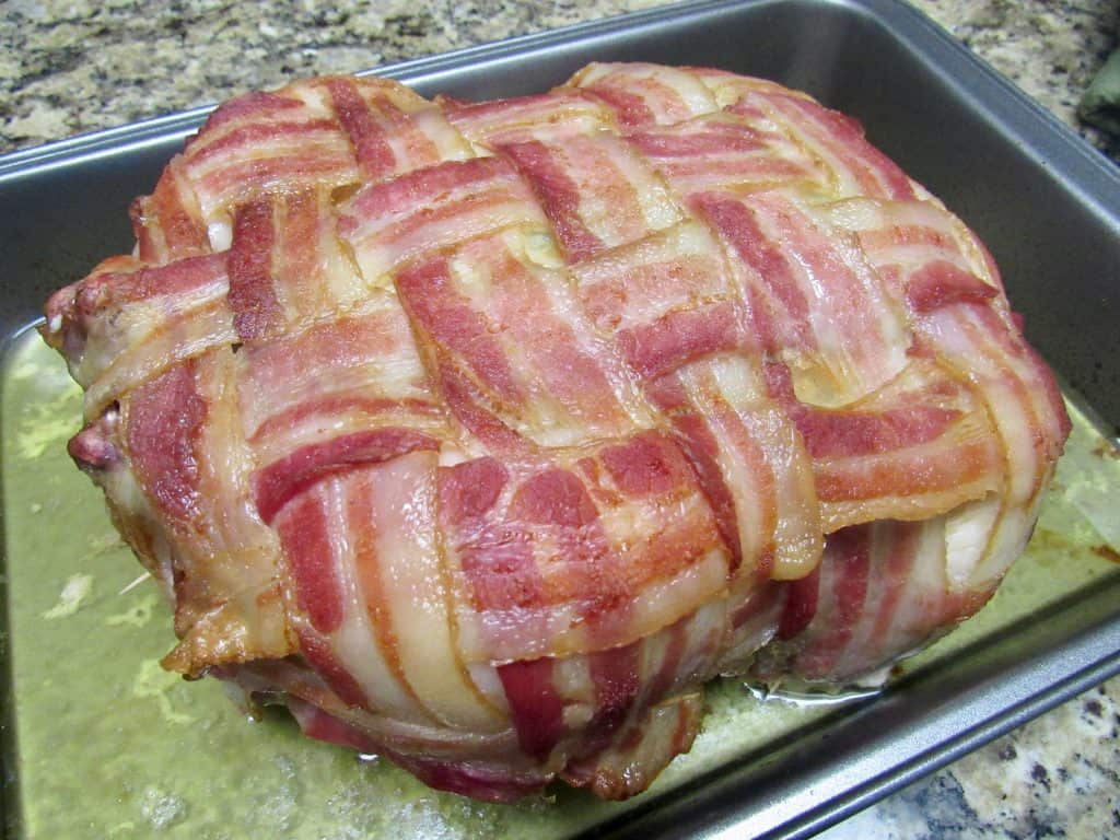 Bacon Wrapped Whole Chicken - Keto and Low Carb