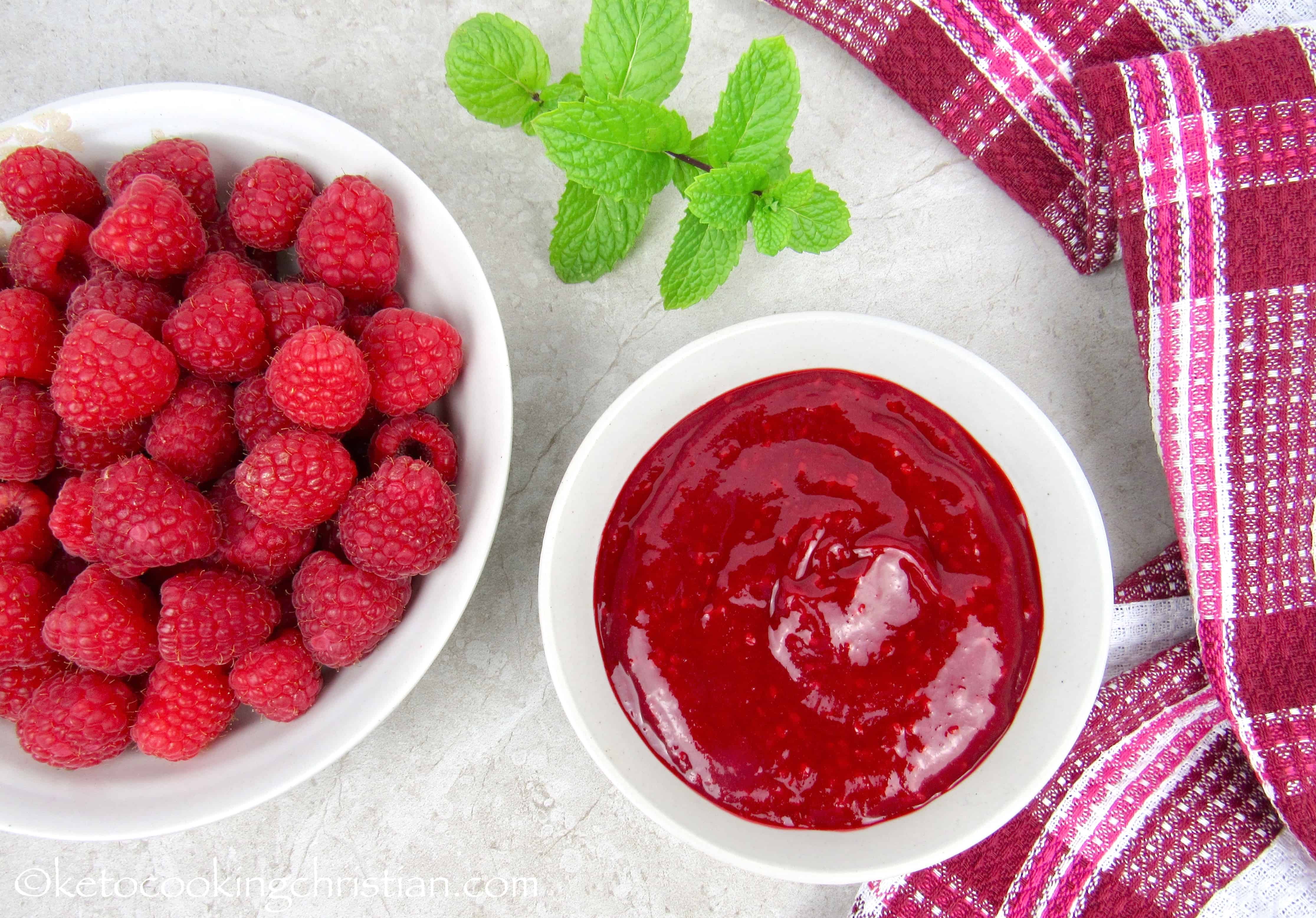 Keto Raspberry Sauce Keto Cooking Christian