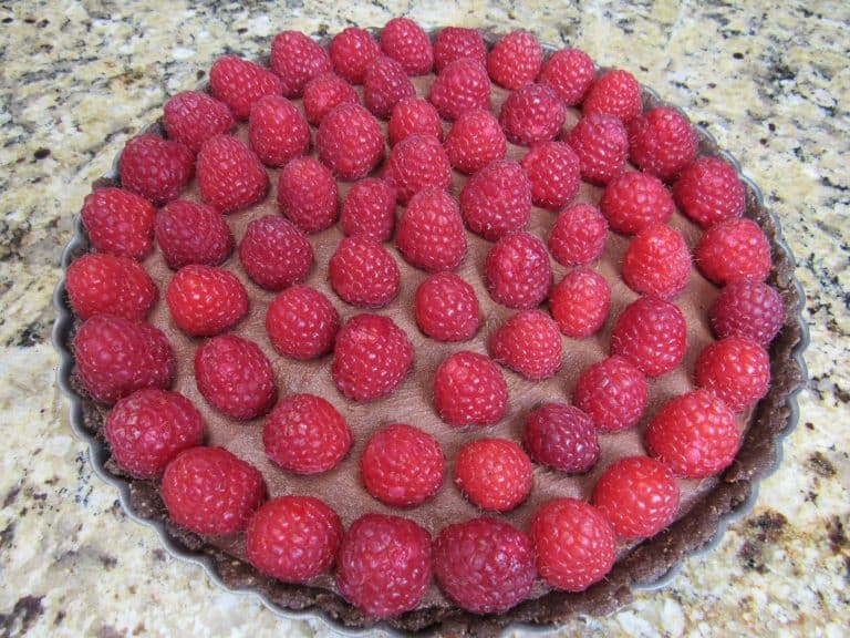 NoBake Keto Chocolate Raspberry Tart Keto Cooking Christian