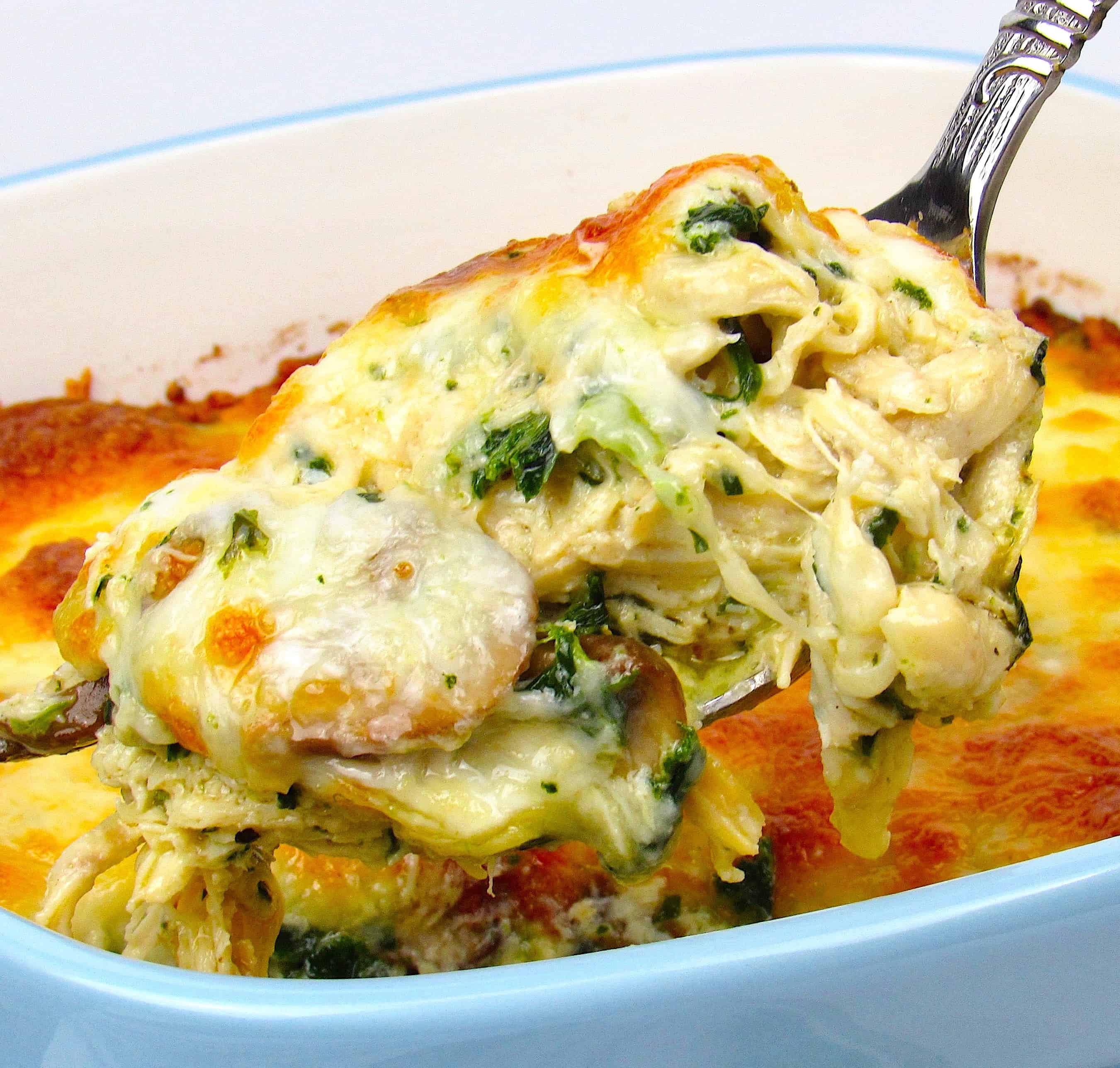 Keto Chicken Alfredo Casserole Keto Cooking Christian