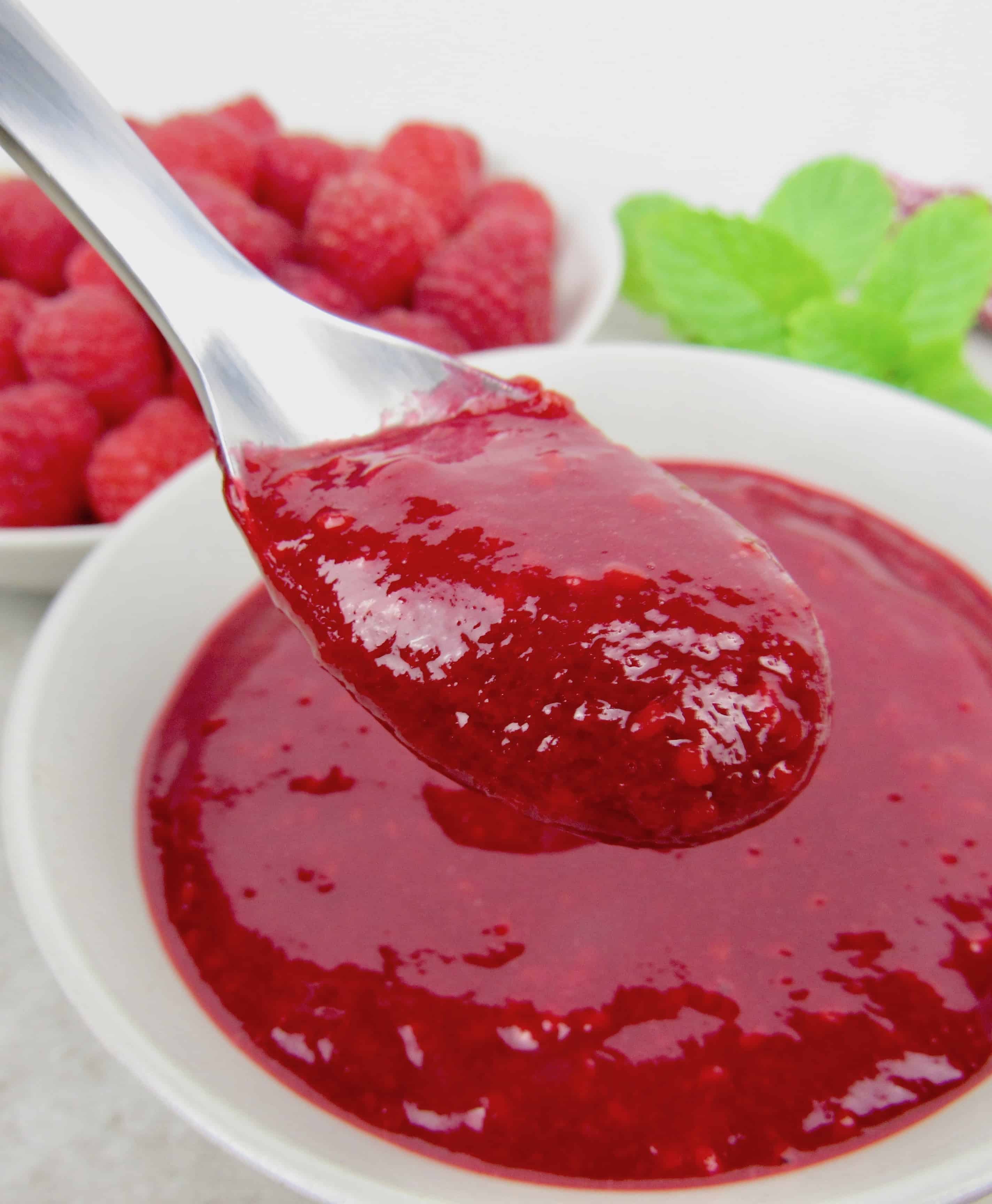 Keto Raspberry Sauce - Keto Cooking Christian