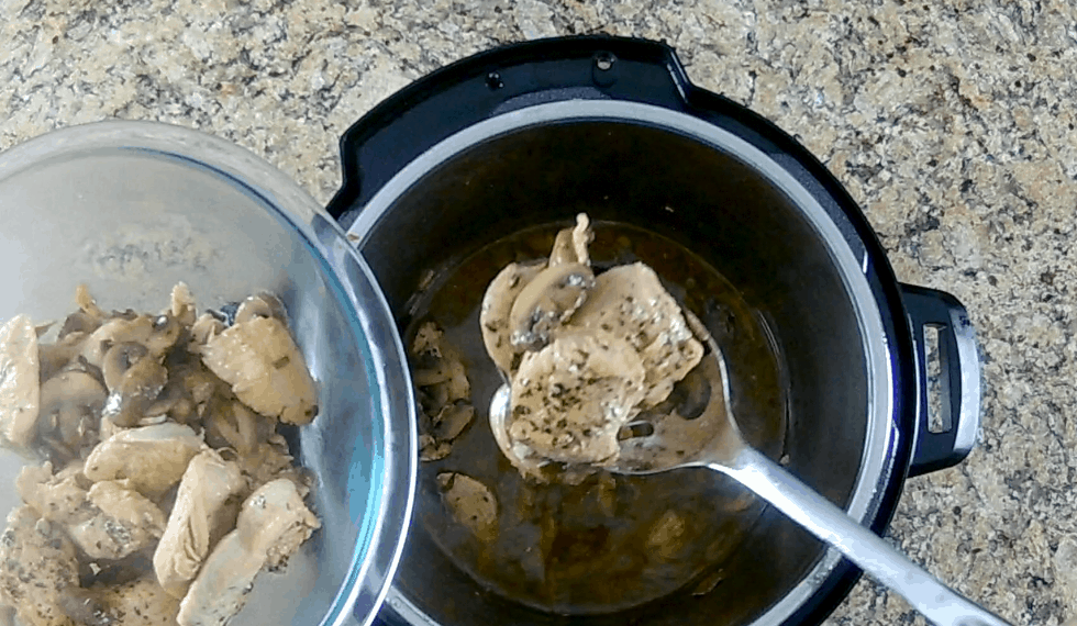 Instant Pot Chicken Marsala - Keto and Low Carb