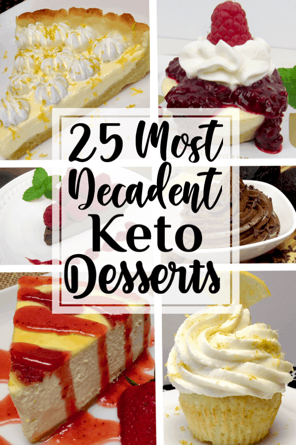 25 Most Decadent Keto Desserts