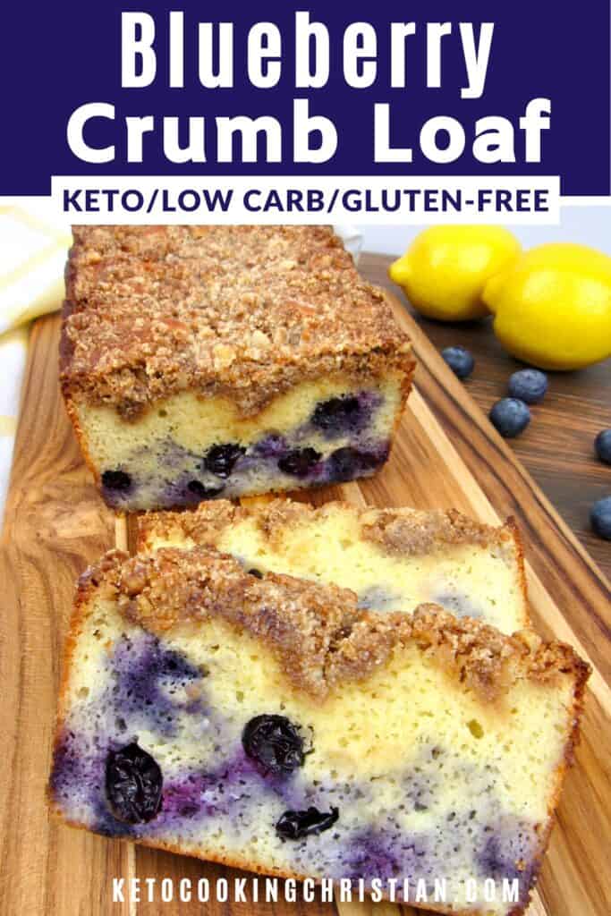 PIN blueberry crumb loaf