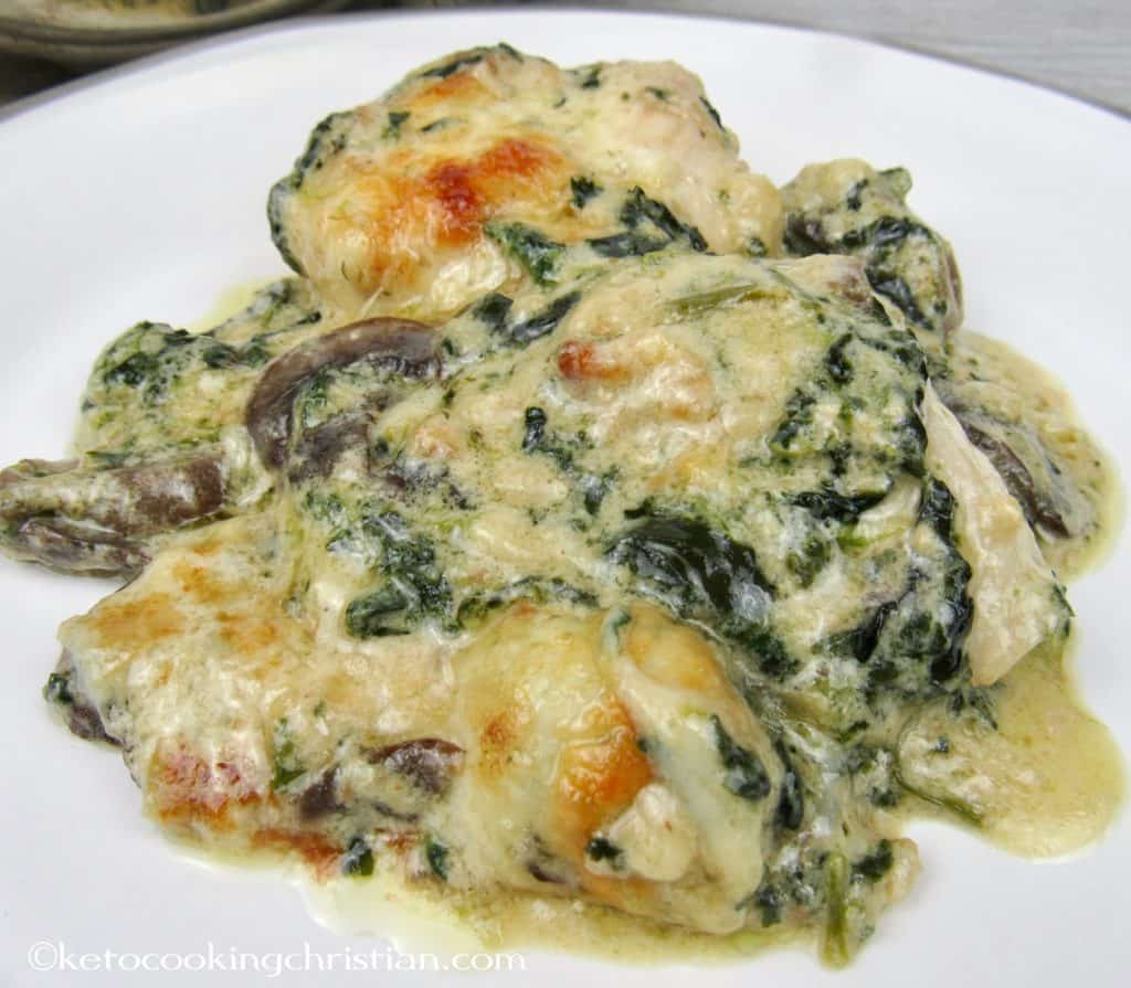 Chicken Florentine Skillet - Keto and Low Carb