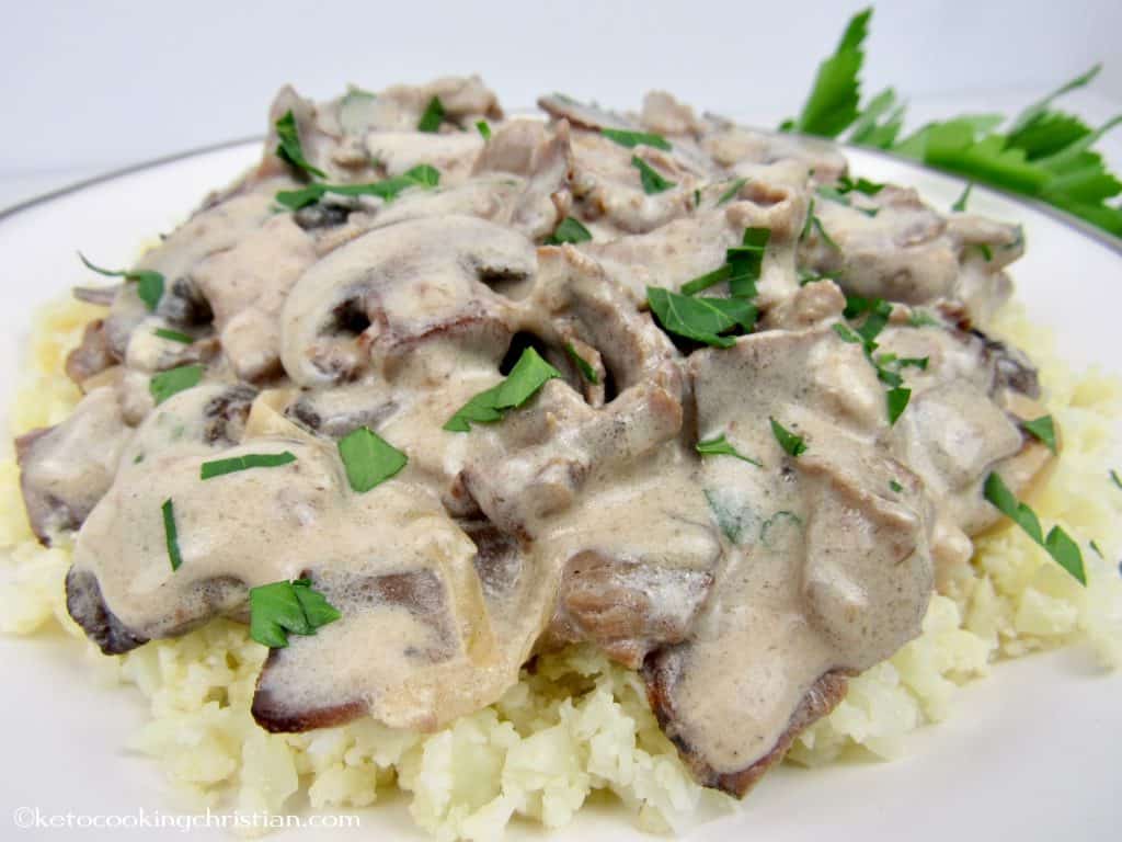 Quick & Easy Beef Stroganoff - Keto and Low Carb