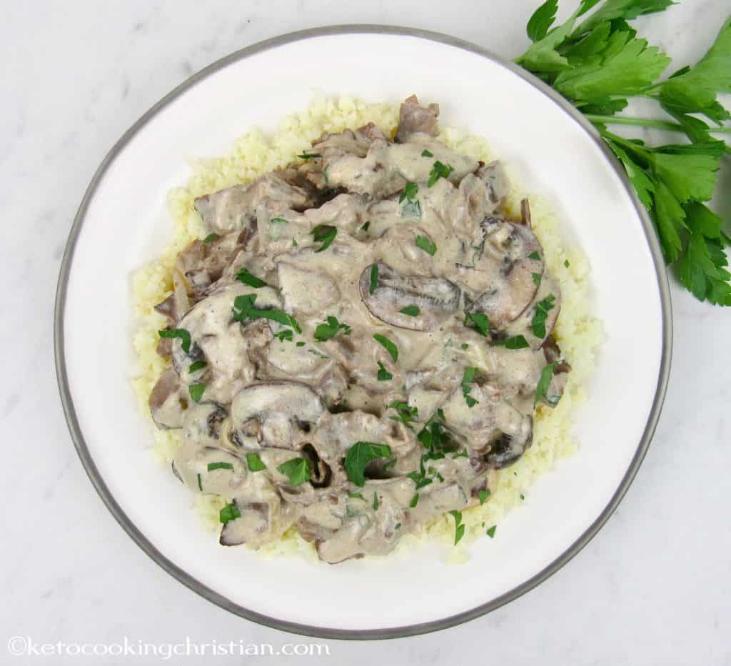 Easy Beef Stroganoff - Keto and Low Carb