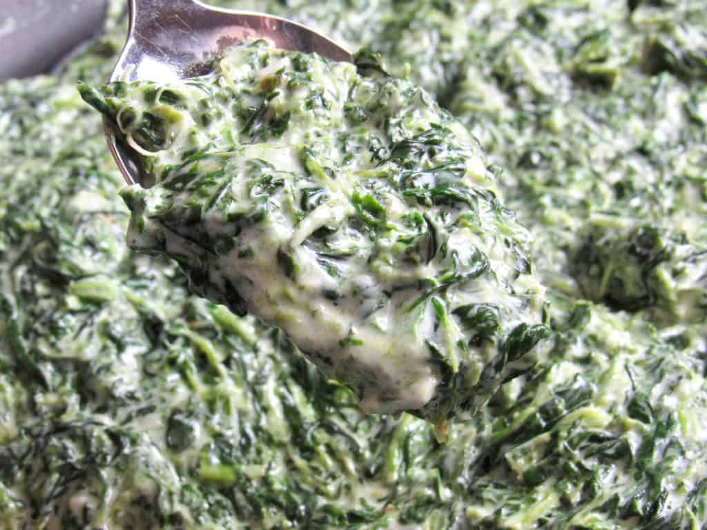 Easy Creamed Spinach - Keto and Low Carb