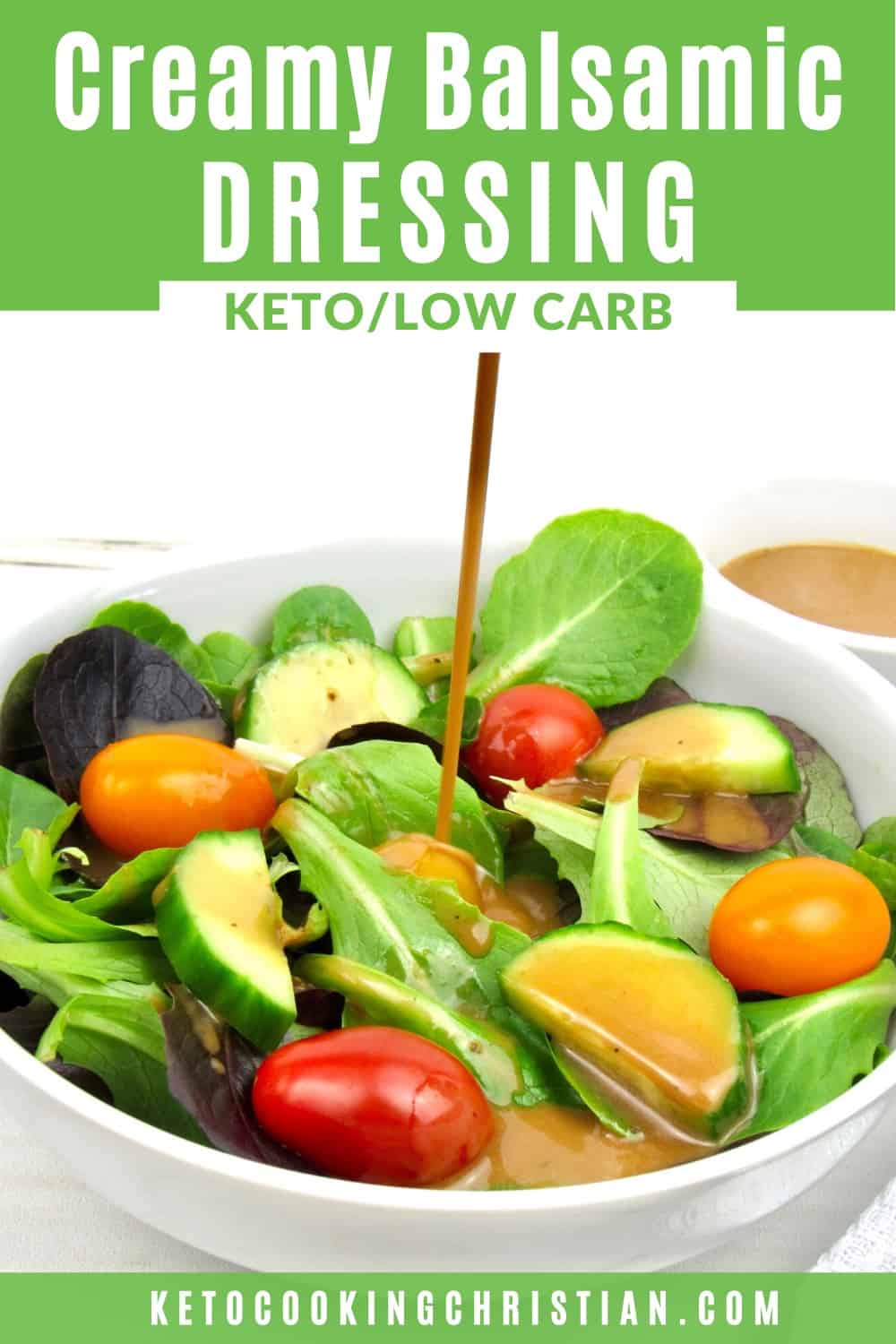 Creamy Balsamic Dressing Keto Cooking Christian