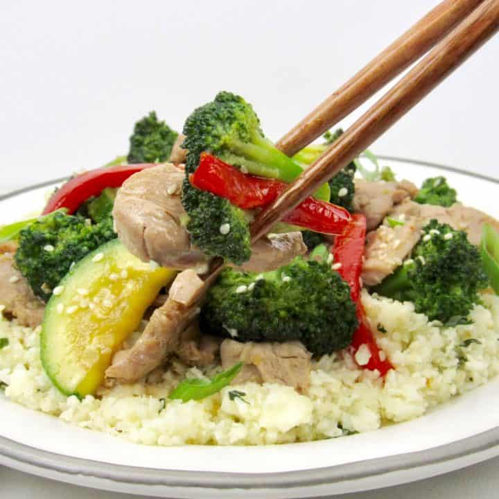 Easy Keto Stir Fry Pork Keto Cooking Christian