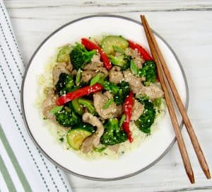 Easy Keto Stir Fry Pork - Keto Cooking Christian