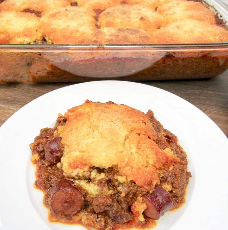 Chili Cheese Dog Casserole - Keto, Low Carb & Gluten Free