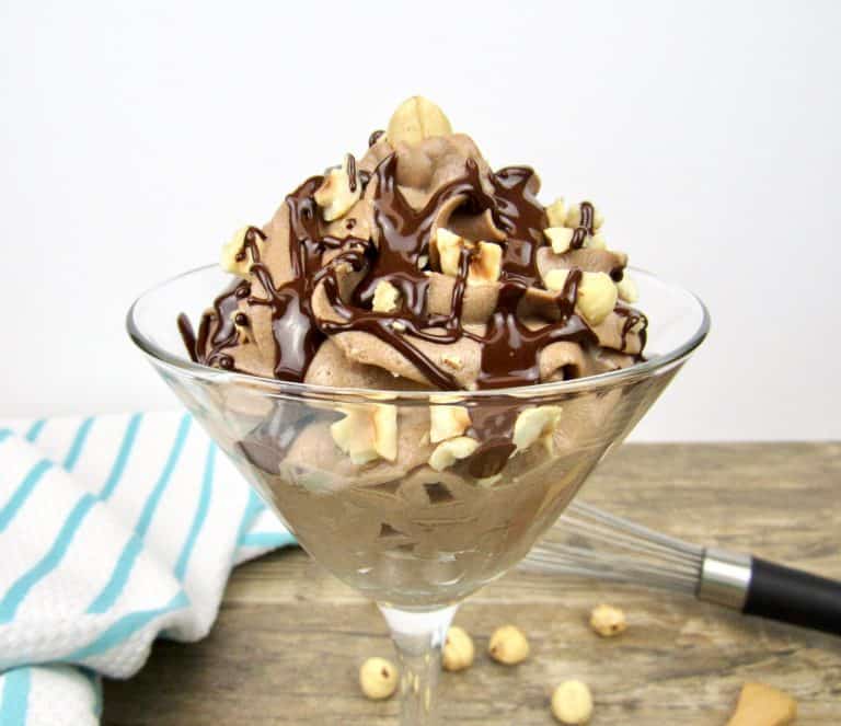 Sugar-Free Nutella Chocolate Mousse- Keto and Low Carb