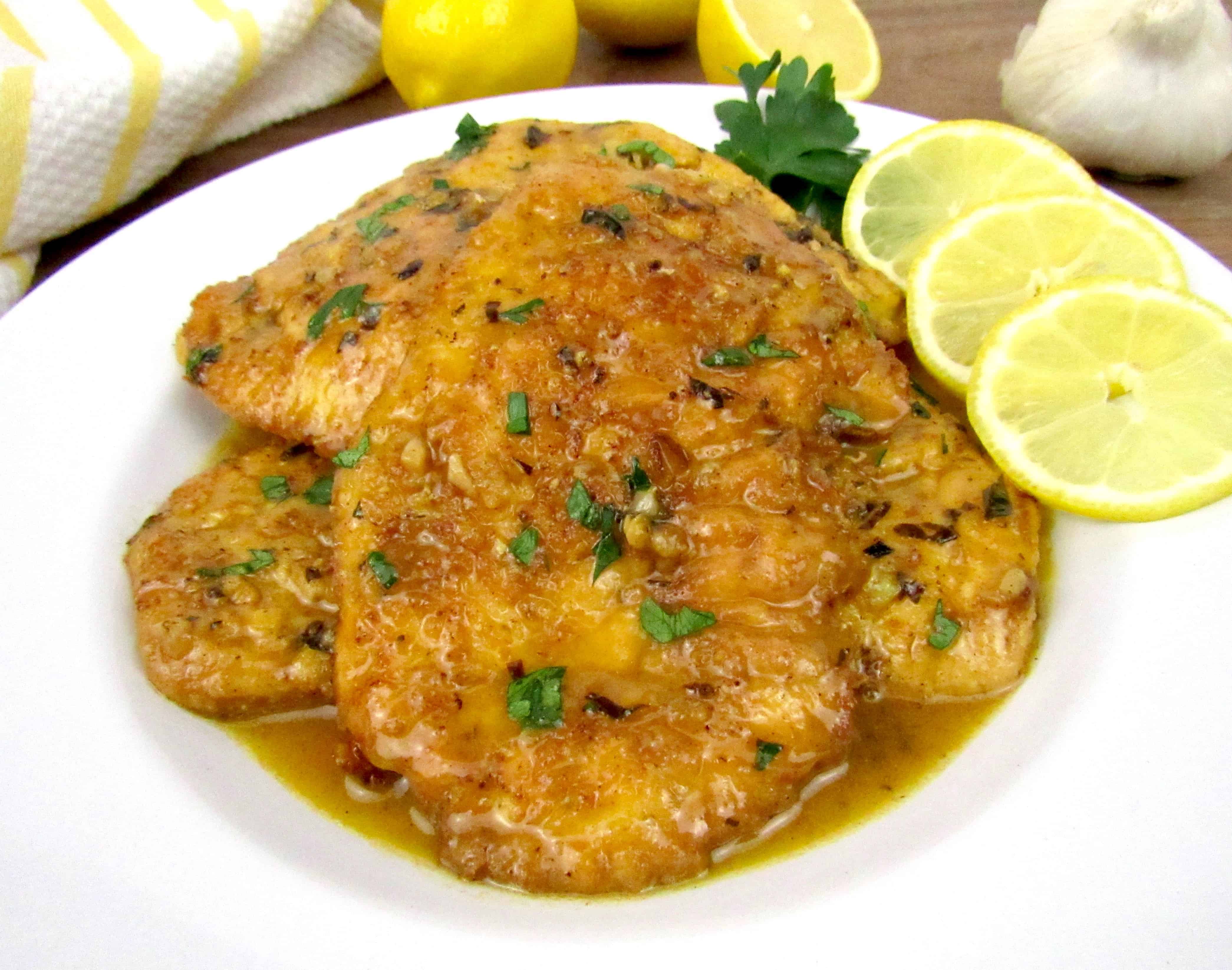 Chicken Francese- Keto and Low Carb