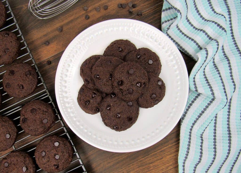 Double Chocolate Chip Cookies- Keto, Low Carb & Gluten Free