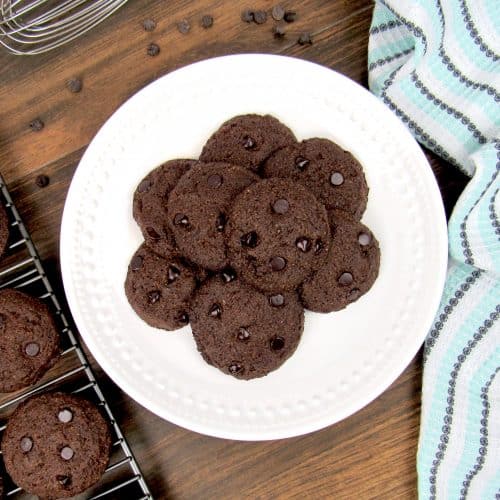Double Chocolate Chip Cookies- Keto, Low Carb & Gluten Free