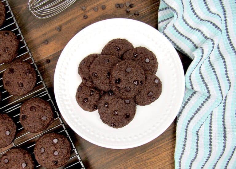Double Chocolate Chip Cookies- Keto, Low Carb & Gluten Free