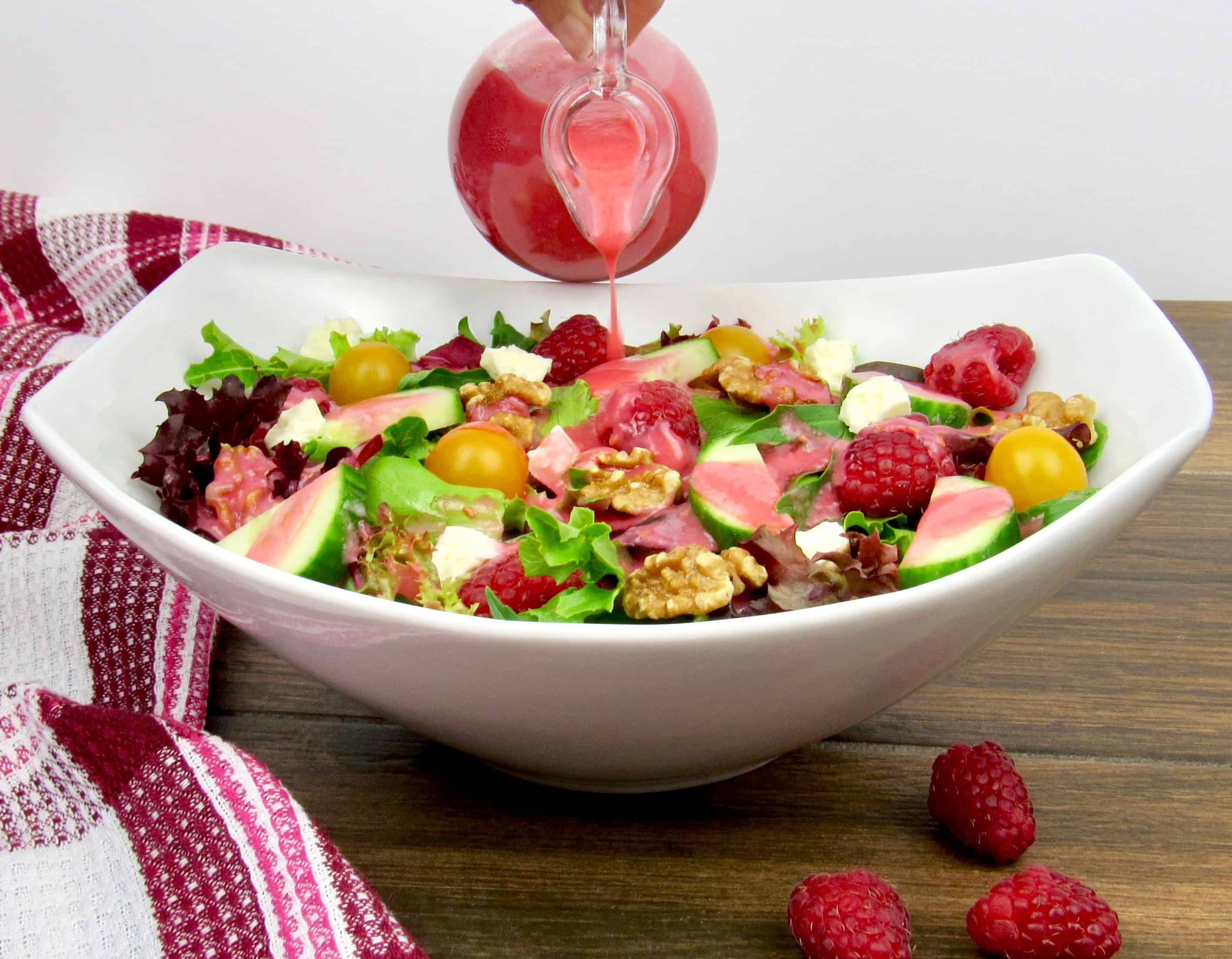 Keto Raspberry Vinaigrette - Keto Cooking Christian