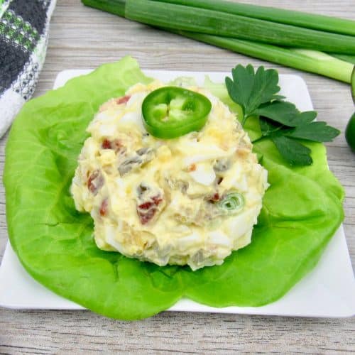 Jalapeno Popper Egg Salad -Keto and Low Carb