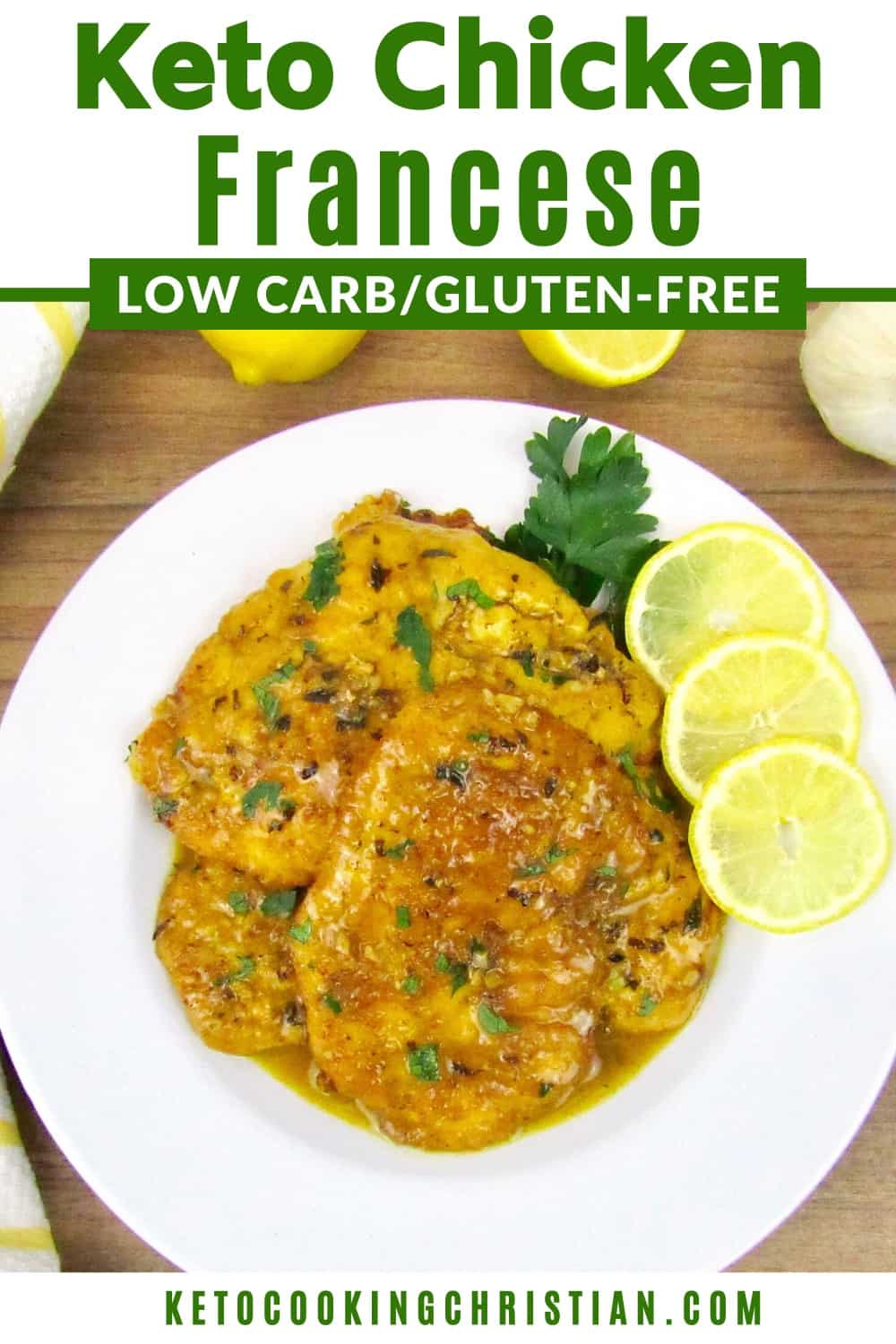 Keto Chicken Francese (GlutenFree) Keto Cooking Christian
