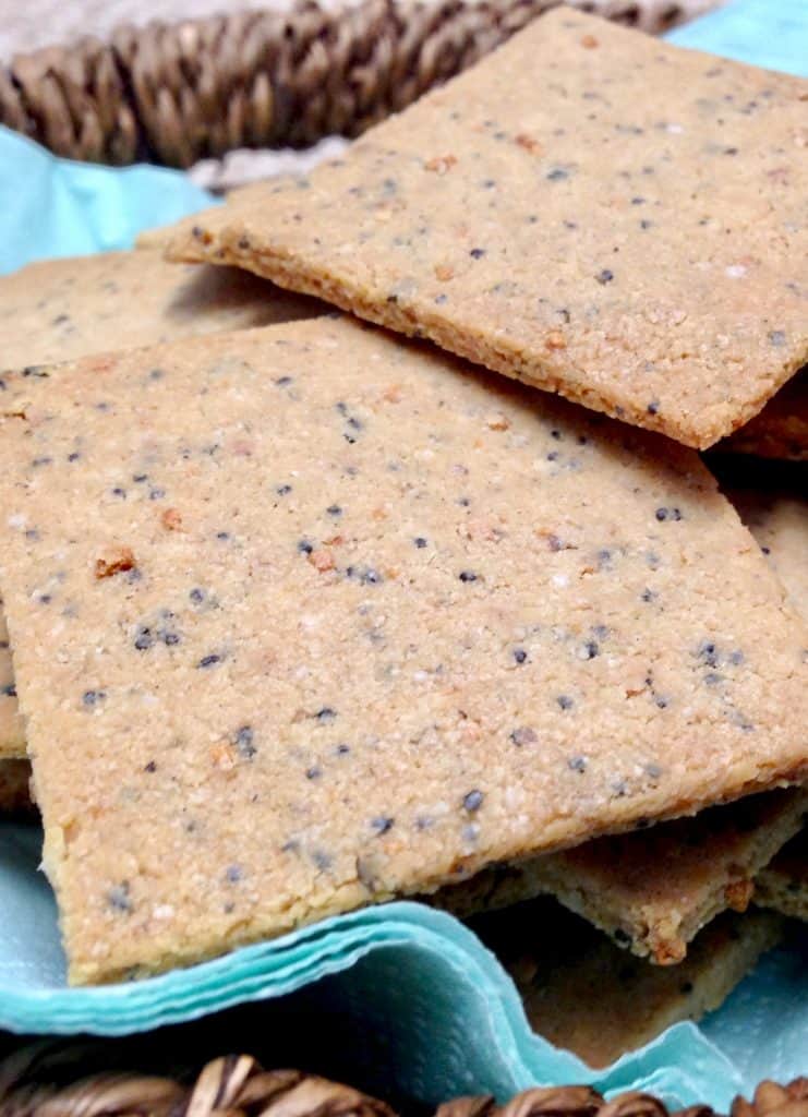 Homemade Everything Crackers - Keto, Low Carb and Gluten Free
