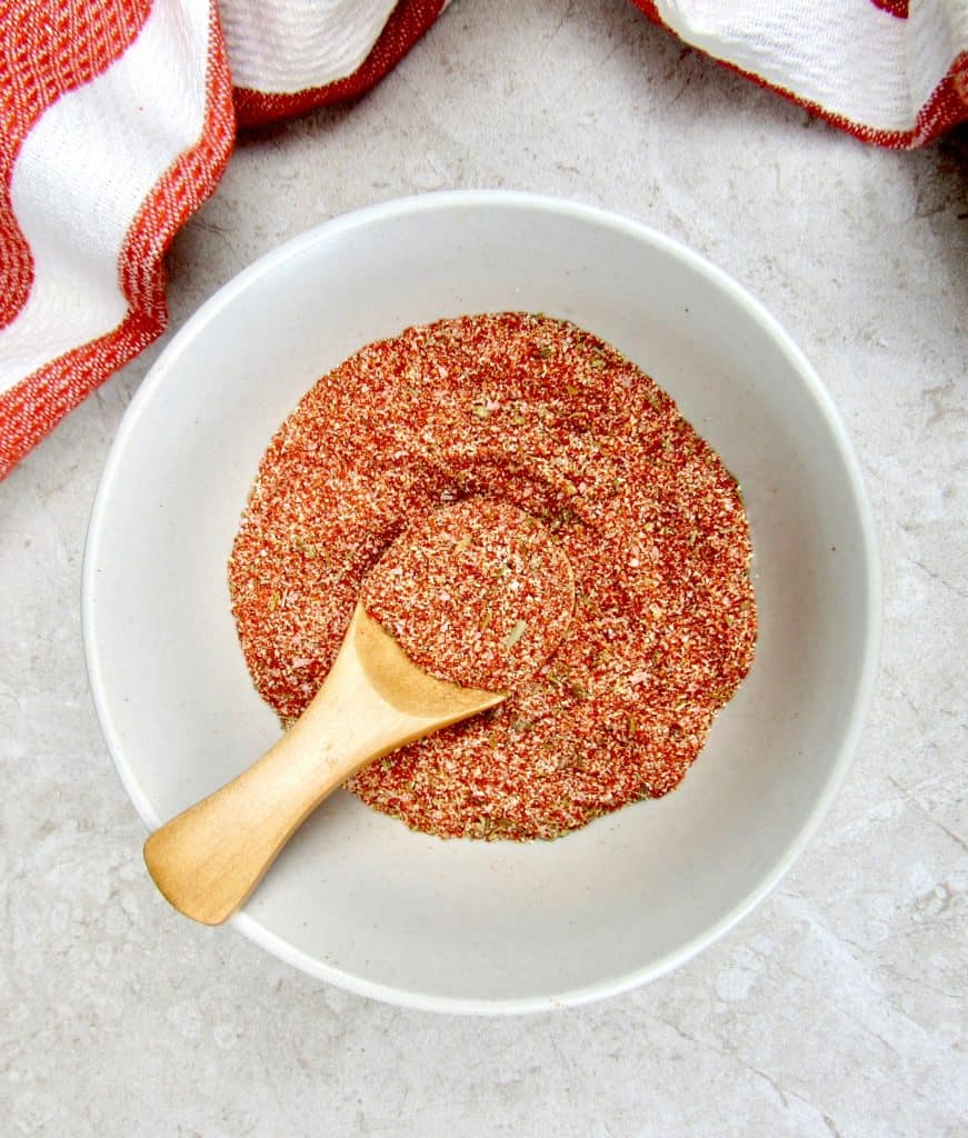 Cajun Seasoning Mix in Bowl