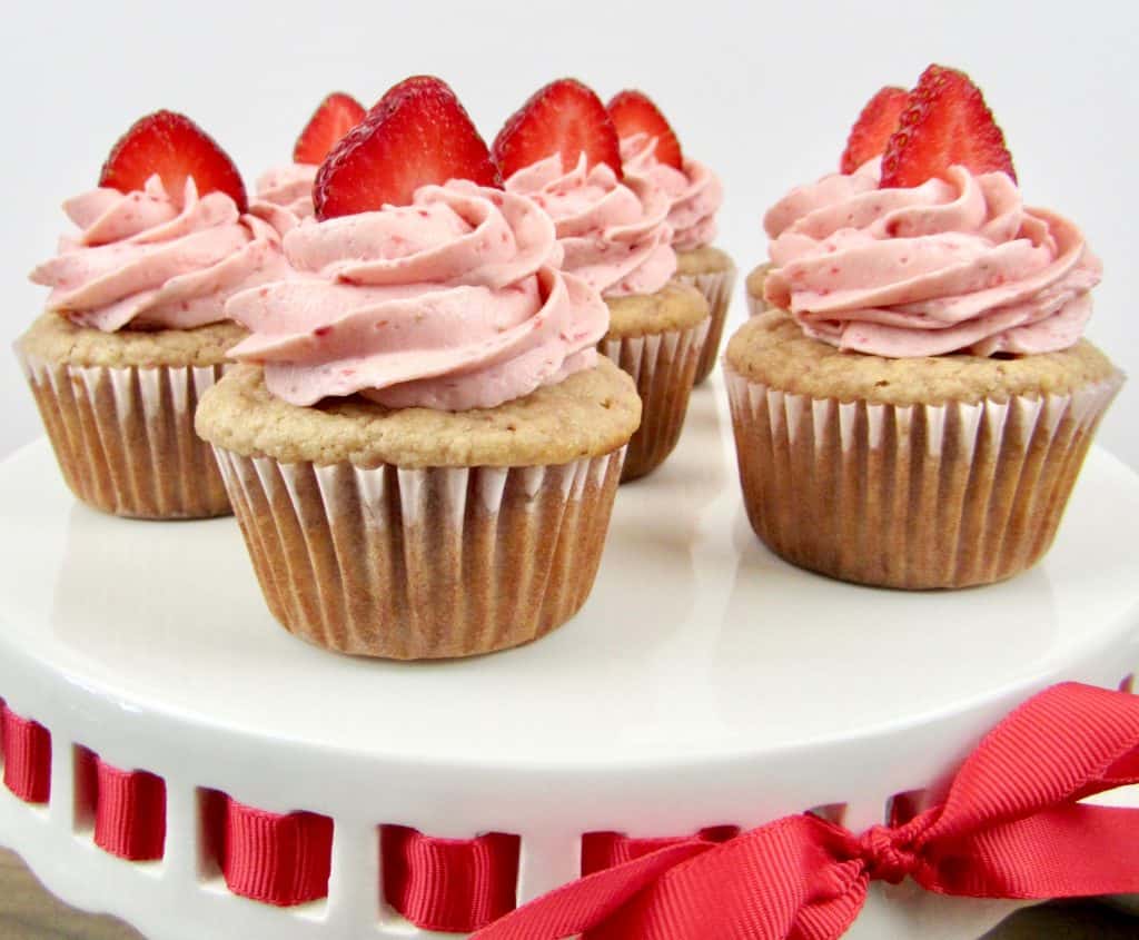 Strawberry Cupcakes - Keto, Low Carb & Gluten Free