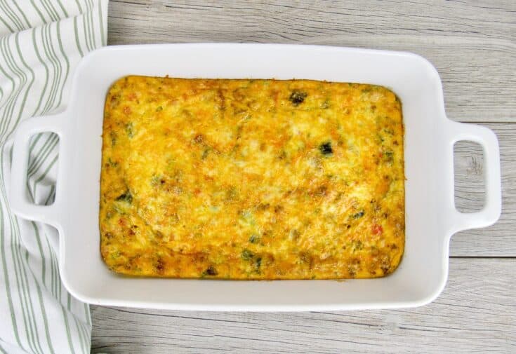 Keto Mexican Breakfast Casserole - Keto Cooking Christian