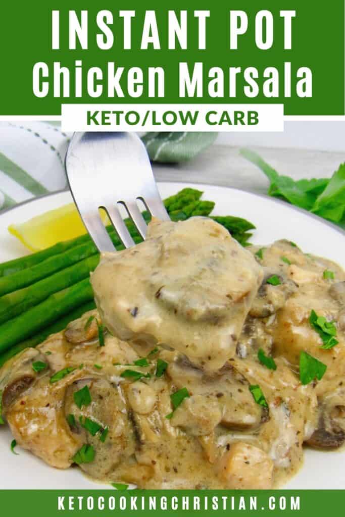 PIN Instant Pot Chicken Marsala - Keto and Low Carb