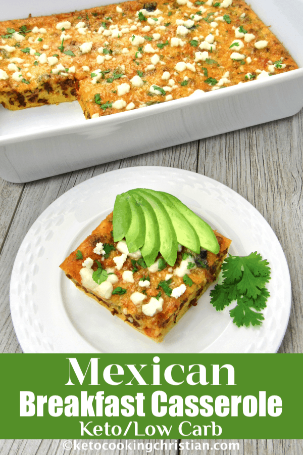 Keto Mexican Breakfast Casserole - Keto Cooking Christian