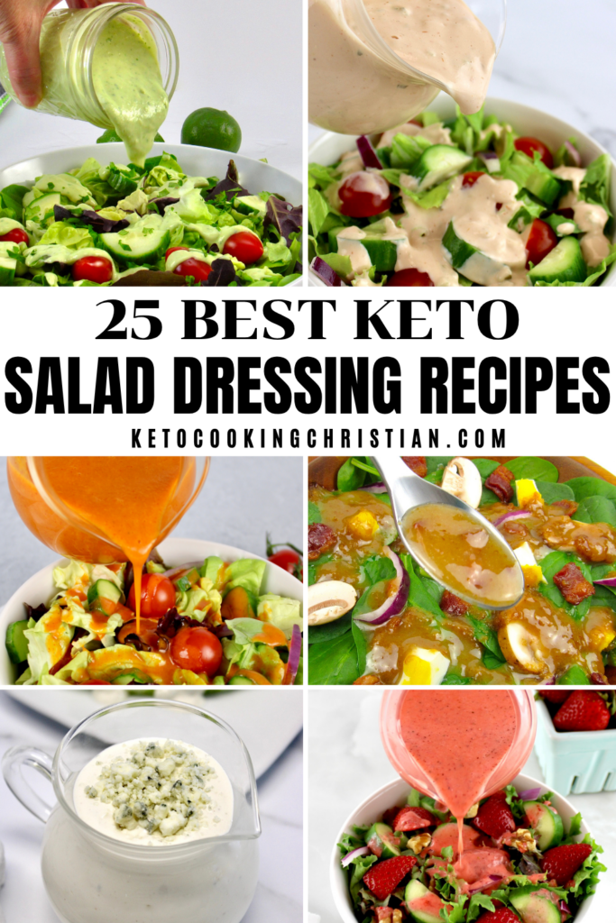 25 Best Keto Salad Dressing Recipes pin