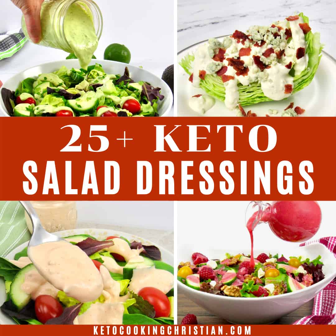 25+ Keto Salad Dressing Recipes - Keto Cooking Christian