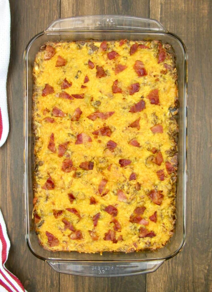 Keto Bacon Cheeseburger Casserole - Keto Cooking Christian