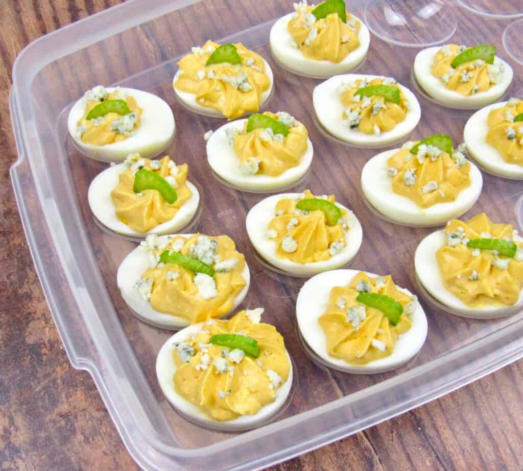 Buffalo Deviled Eggs Keto Cooking Christian