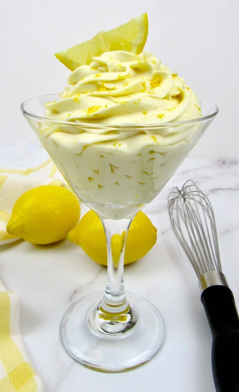 Keto Lemon Cheesecake Mousse - Keto Cooking Christian