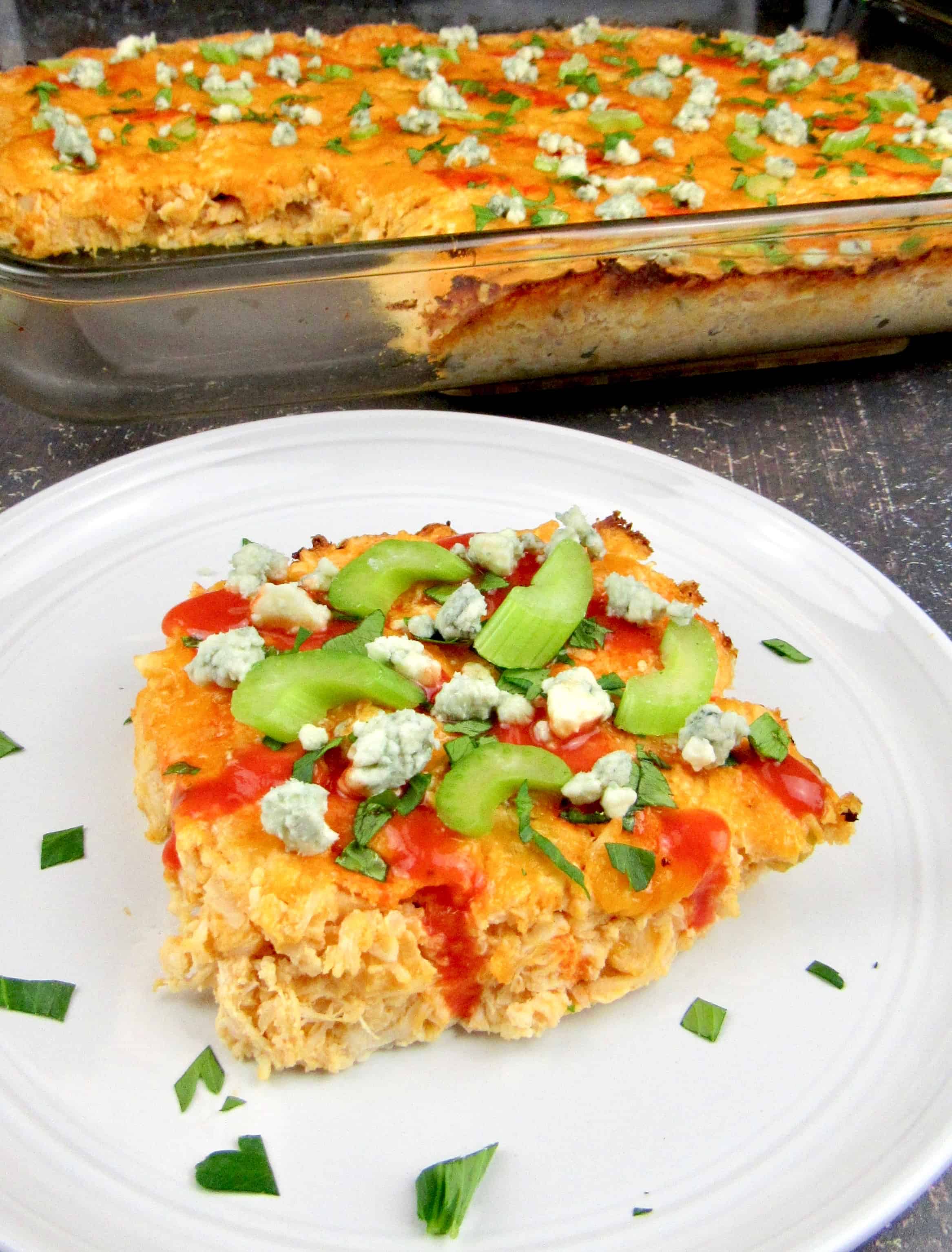 Buffalo Chicken Casserole - Keto Cooking Christian