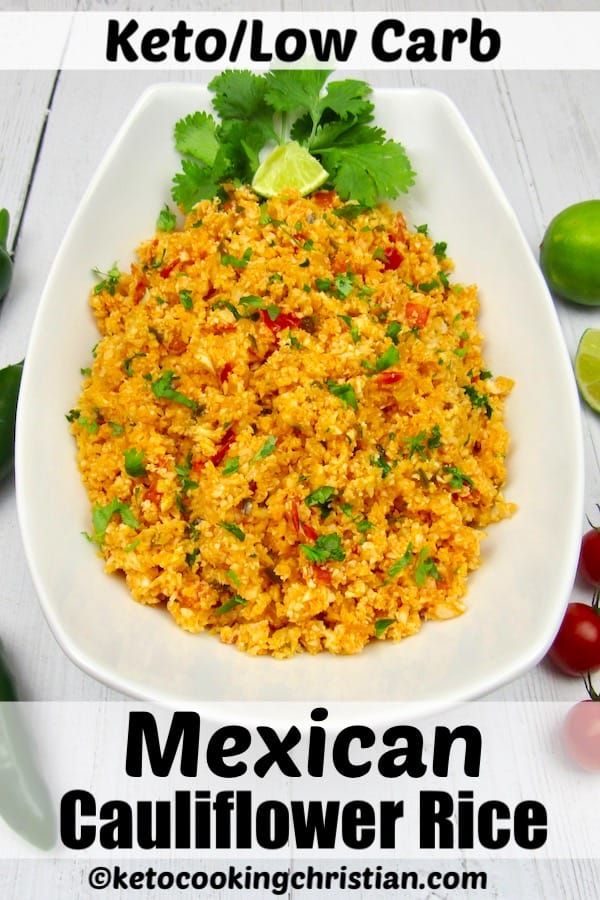 Mexican Cauliflower Rice - Keto Cooking Christian