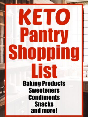 Keto Pantry Shopping List text