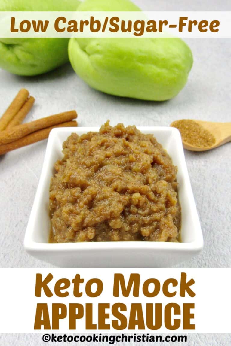 Keto Mock Applesauce (SugarFree) Keto Cooking Christian