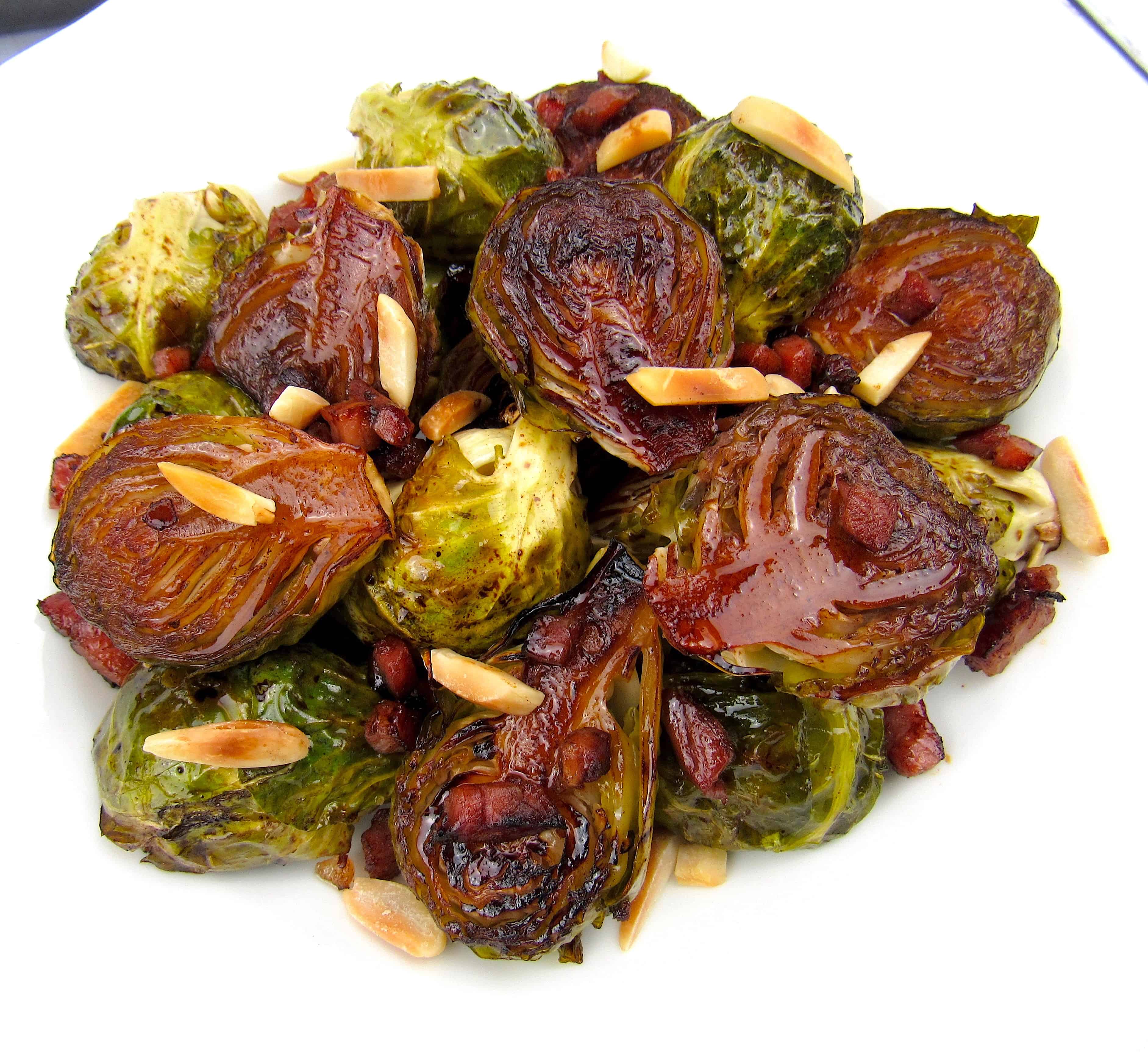Roasted Balsamic Brussels Sprouts with Prosciutto Keto Cooking Christian