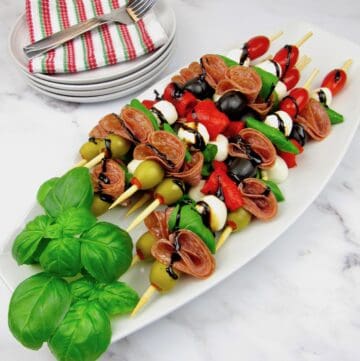 Italian Antipasti Skewers - Keto Cooking Christian