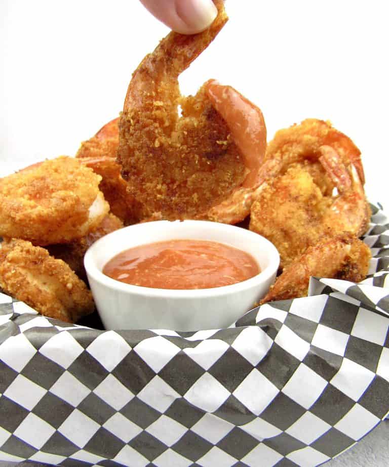 Keto Fried Shrimp with Cocktail Sauce (GlutenFree) Keto Cooking