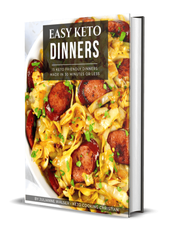 Easy Keto Dinners eBook 3D cover