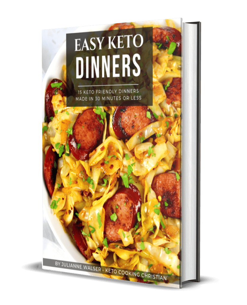 Easy Keto Dinners eBook 3D cover