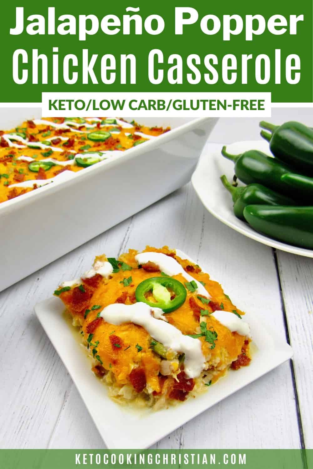 Keto Jalapeño Popper Chicken Casserole Keto Cooking Christian